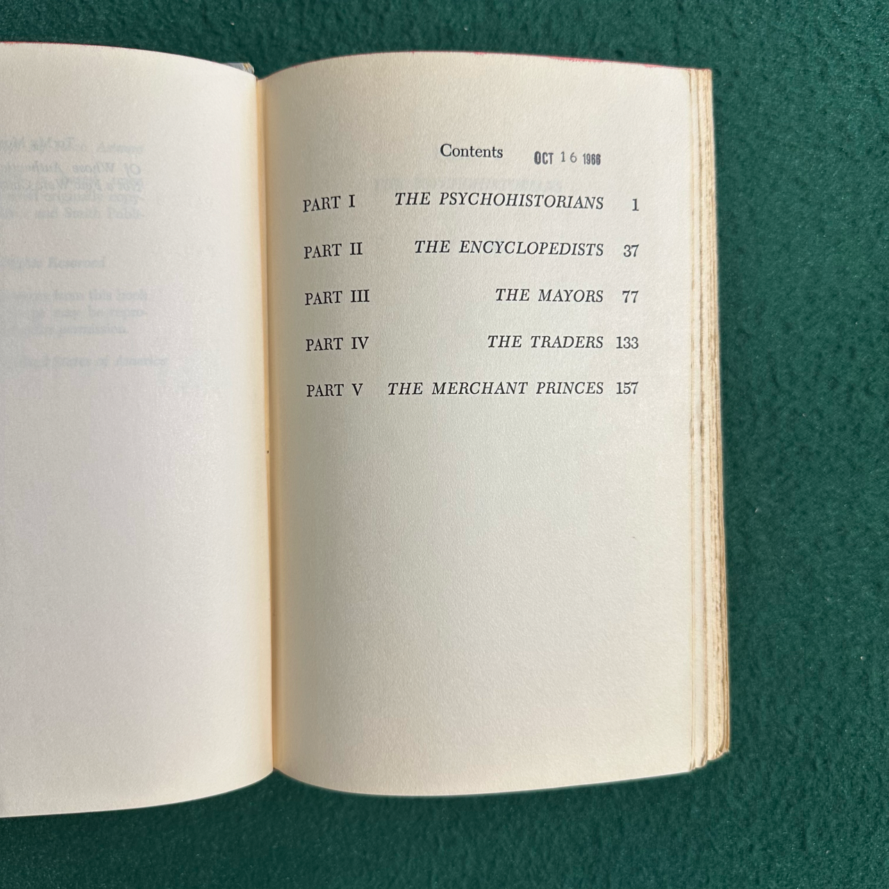 Vintage Sci-Fi Hardback: Isaac Asimov - The Foundation Trilogy BCE SIGNED