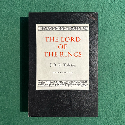 Vintage Fantasy Hardback: JRR Tolkien - The Lord of the Rings De Luxe Edition SIXTH PRINTING