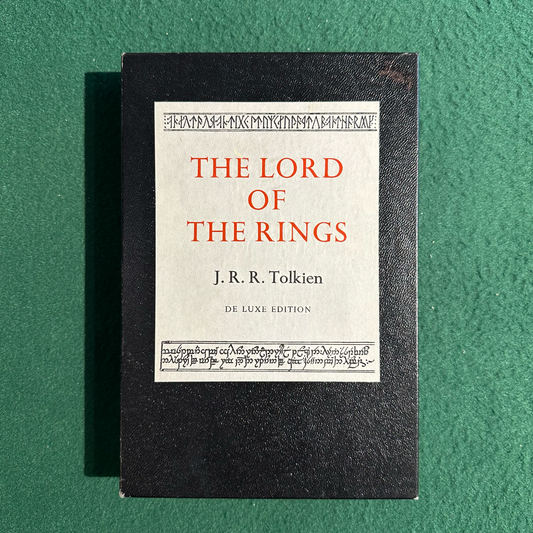 Vintage Fantasy Hardback: JRR Tolkien - The Lord of the Rings De Luxe Edition SIXTH PRINTING