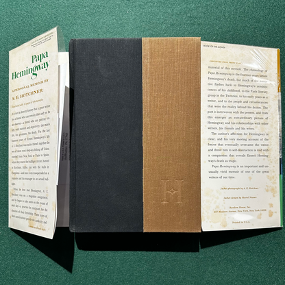 Vintage Biography Hardback: A E Hotchner - Papa Hemingway BOMC EDITION