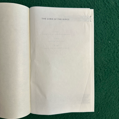 Vintage Fantasy Hardback: JRR Tolkien - The Lord of the Rings De Luxe Edition SIXTH PRINTING