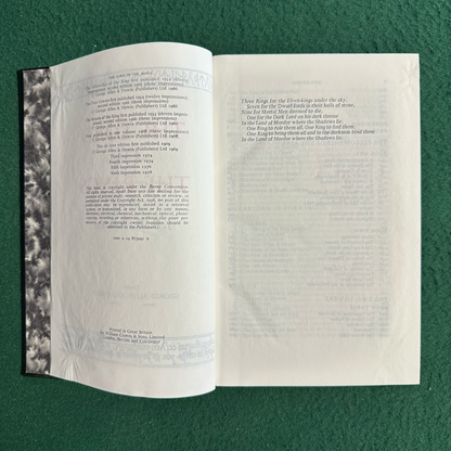 Vintage Fantasy Hardback: JRR Tolkien - The Lord of the Rings De Luxe Edition SIXTH PRINTING