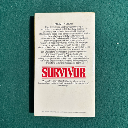 Vintage Sci-Fi Paperback: Octavia Butler - Survivor FIRST PRINTING