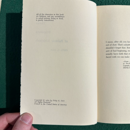 Vintage Sci-Fi Hardback: Philip K Dick - The Three Stigmata of Palmer Eldritch BCE
