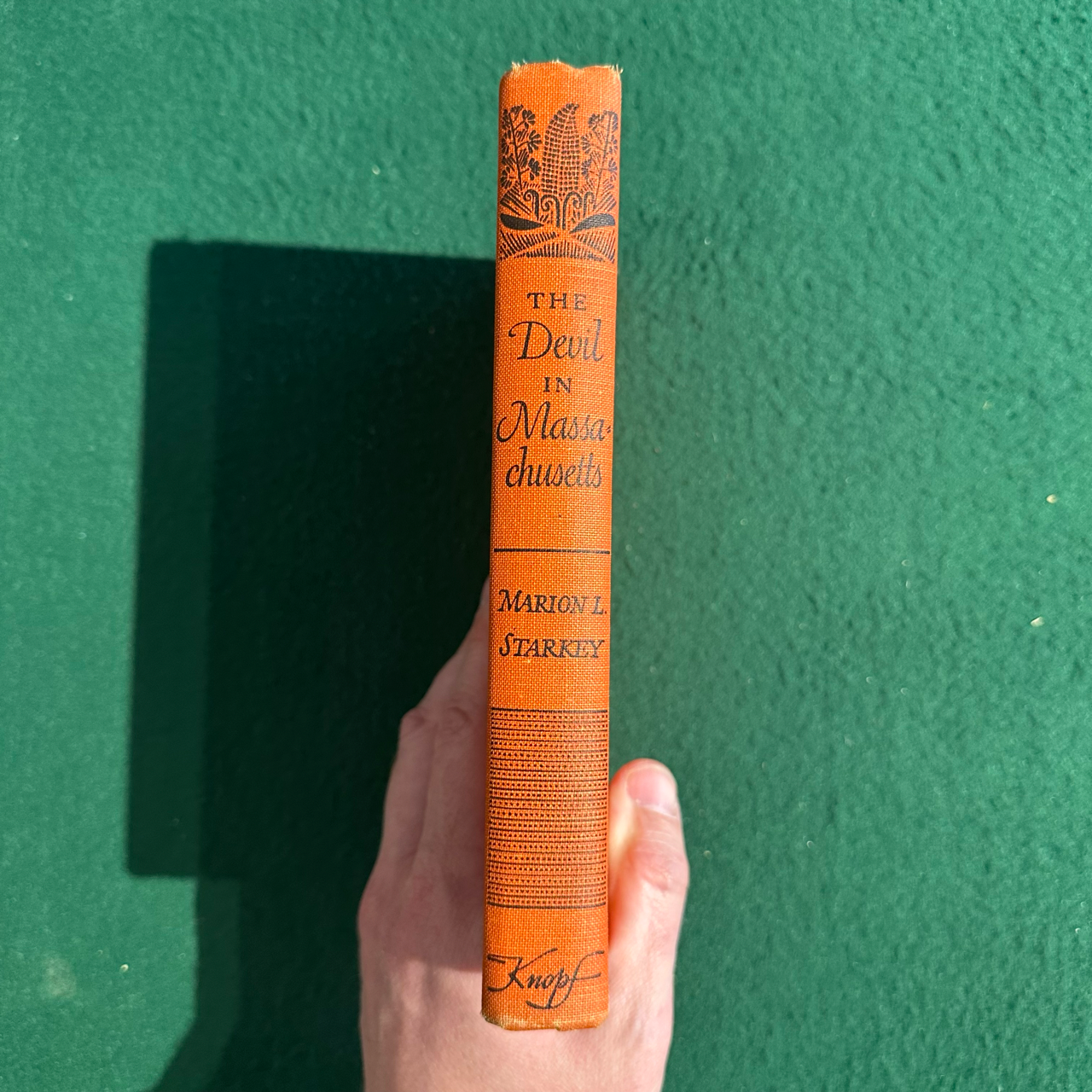 Vintage Fiction Hardback: Marion L Starkey - The Devil in Massachusetts