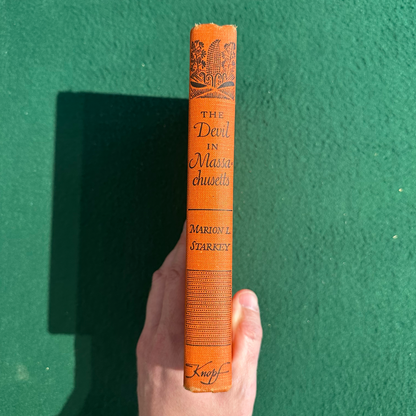 Vintage Fiction Hardback: Marion L Starkey - The Devil in Massachusetts