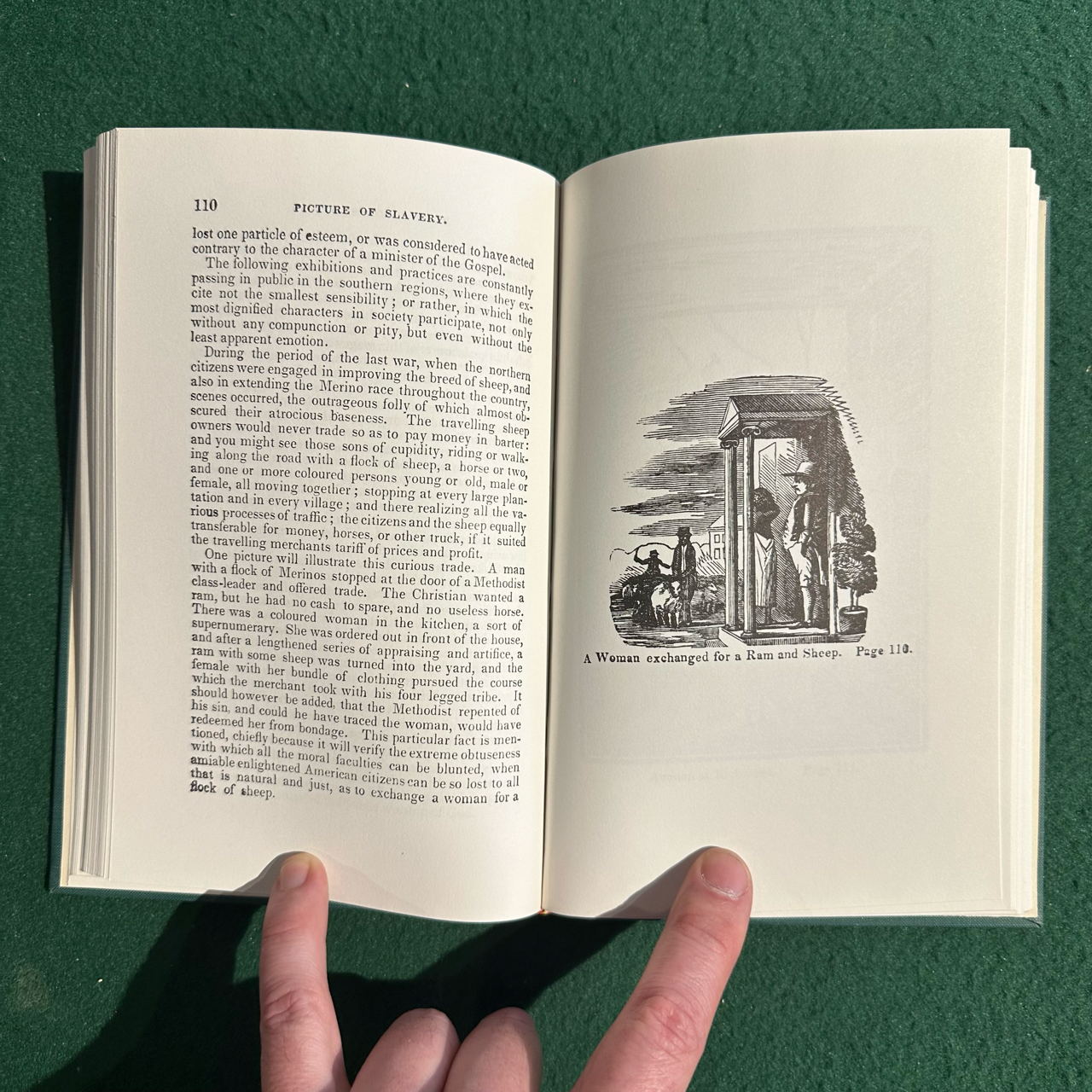 Vintage Non-Fiction Hardback: Edwin Hunt - Picture of Slavery in the United States of America 1972 REPRINT