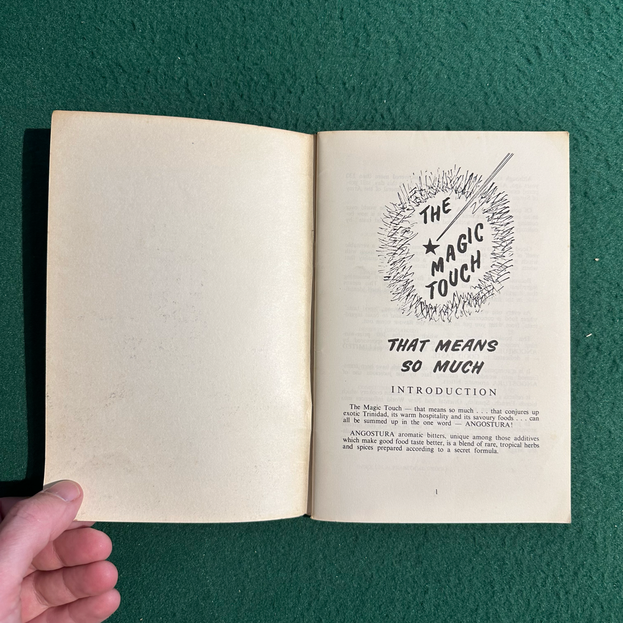 Vintage Non-Fiction Paperback: 100 Prize Winning West Indian Recipes by Angostura Bitters