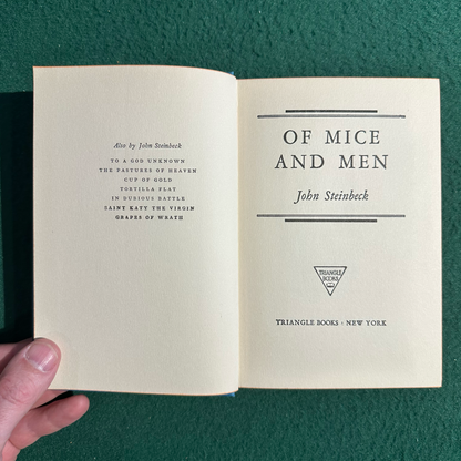 Vintage Fiction Hardback: John Steinbeck - Of Mice and Men