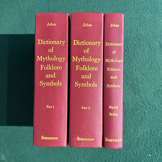 Vintage Non-Fiction Hardbacks: Gertrude Jobes - Dictionary of Mythology Folklore and Symbols in 3 Volumes