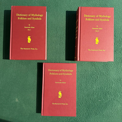 Vintage Non-Fiction Hardbacks: Gertrude Jobes - Dictionary of Mythology Folklore and Symbols in 3 Volumes