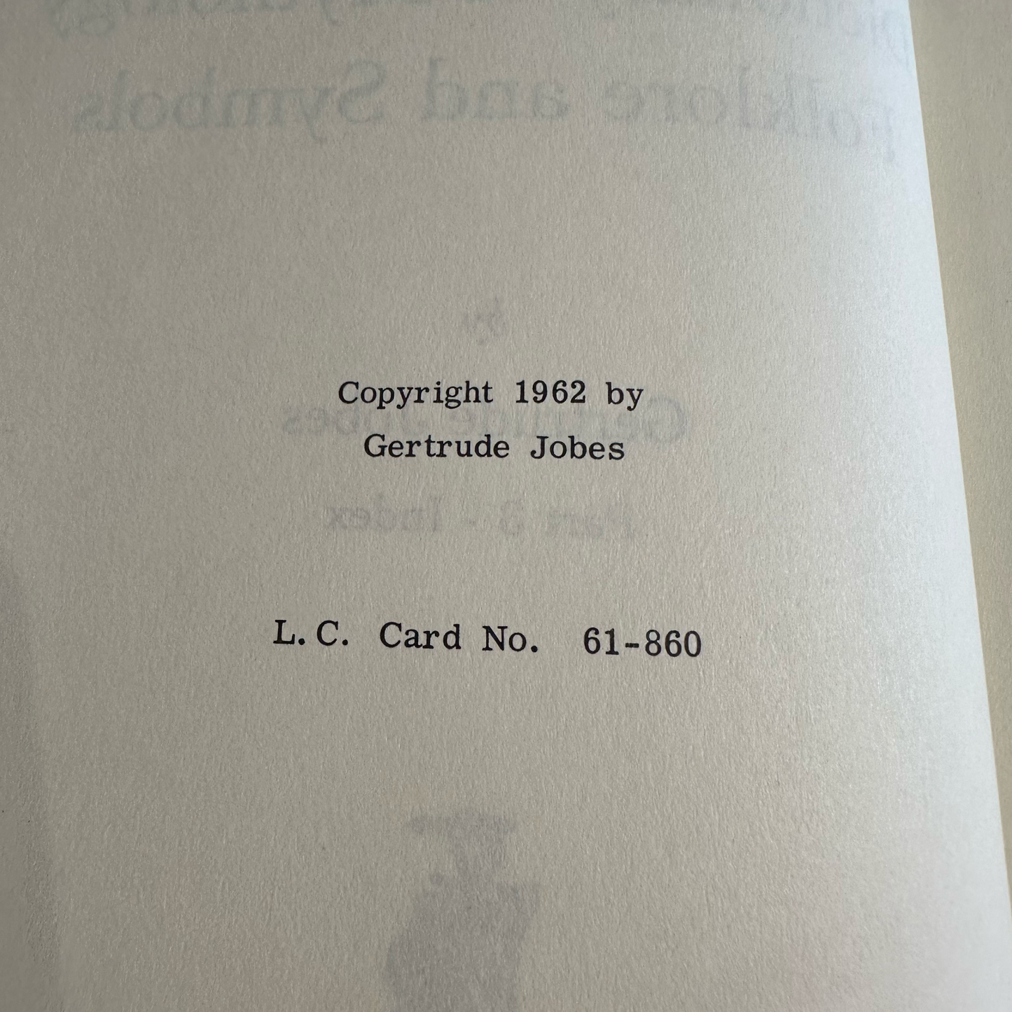 Vintage Non-Fiction Hardbacks: Gertrude Jobes - Dictionary of Mythology Folklore and Symbols in 3 Volumes