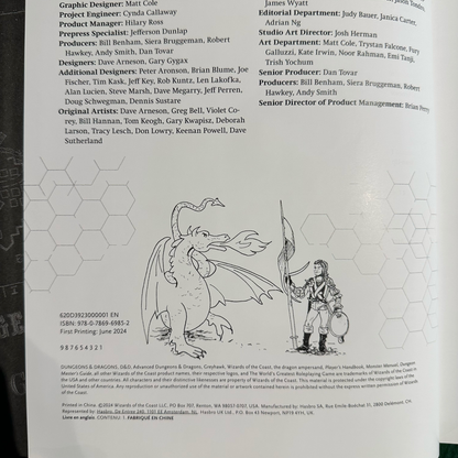 Dungeons & Dragons Hardback: The Making of Original Dungeons & Dragons 1970 - 1977 FIRST EDITION