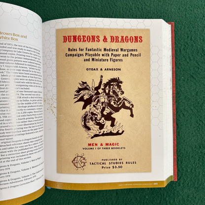 Dungeons & Dragons Hardback: The Making of Original Dungeons & Dragons 1970 - 1977 FIRST EDITION