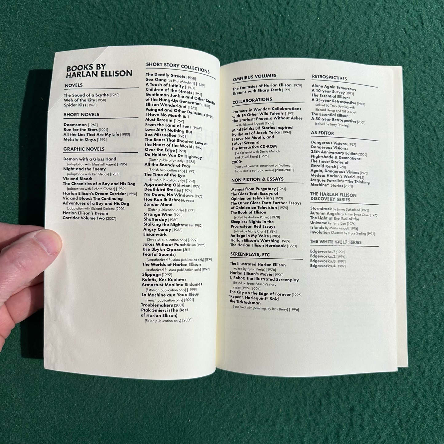 Sci-Fi Paperback: Harlan Ellison - I Have No Mouth and I Must Scream