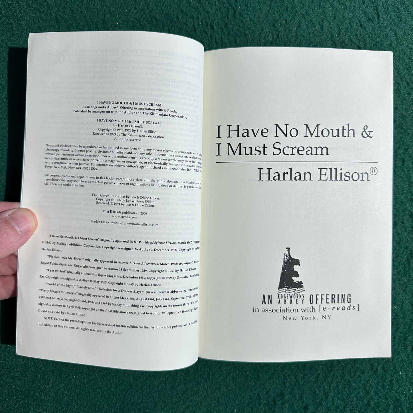 Sci-Fi Paperback: Harlan Ellison - I Have No Mouth and I Must Scream