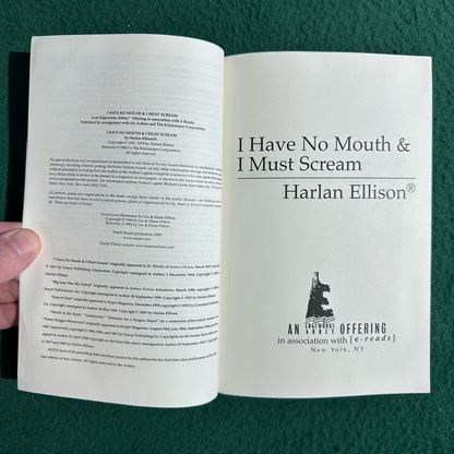 Sci-Fi Paperback: Harlan Ellison - I Have No Mouth and I Must Scream