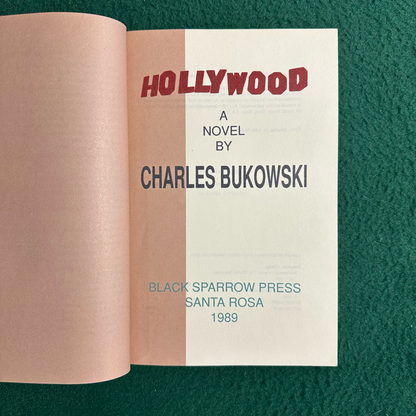 Vintage Fiction Paperback: Charles Bukowski - Hollywood FIRST PRINTING