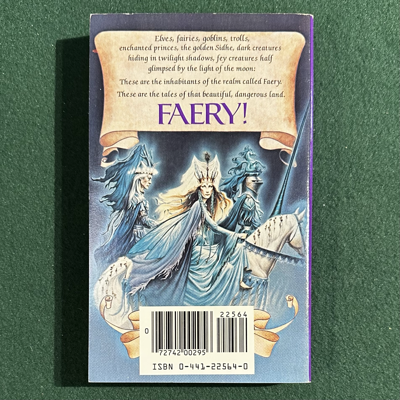 Vintage Fantasy Paperback: Faery! - Edited by Terri Windling FIRST PRINT