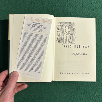 Vintage Fiction Hardback: Richard Wright - The Invisible Man FIRST EDITION FACSIMILE