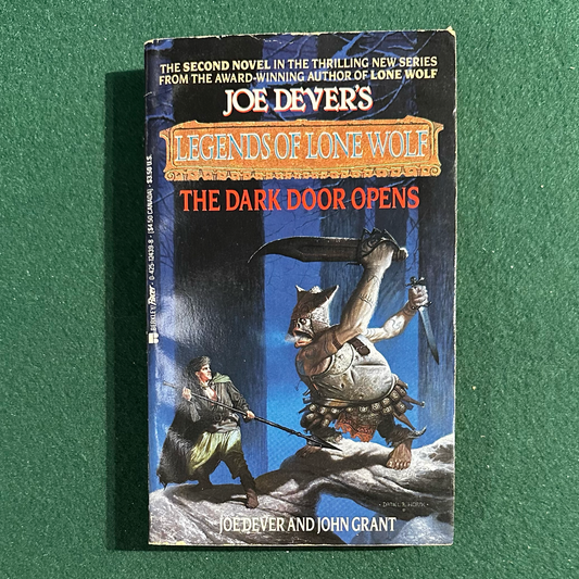 Vintage Fantasy Paperback: Joe Dever and John Grant - Legends of Lone Wolf: The Dark Door Opens FIRST PRINT