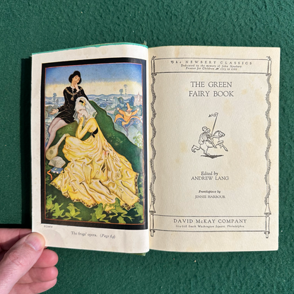 Antique Fiction Hardback: Andrew Lang - The Green Fairy Book