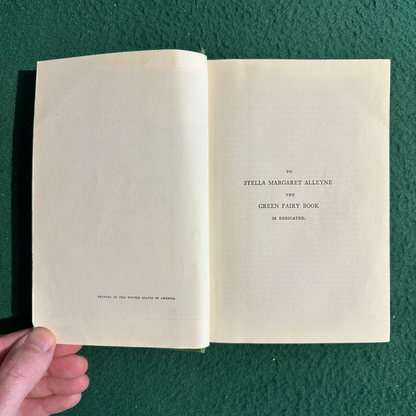 Antique Fiction Hardback: Andrew Lang - The Green Fairy Book