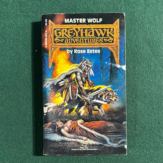 Vintage Fantasy Paperback: Rose Estes - Greyhawk Adventures: Master Wolf FIRST PRINT