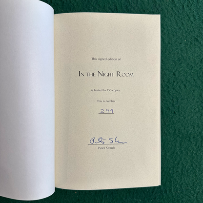 Vintage Horror Hardback: Peter Straub - In The Night Room SIGNED AND NUMBERED