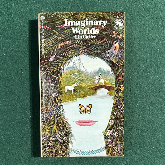 Vintage Fantasy Paperback: Lin Carter - Imaginary Worlds FIRST PRINT