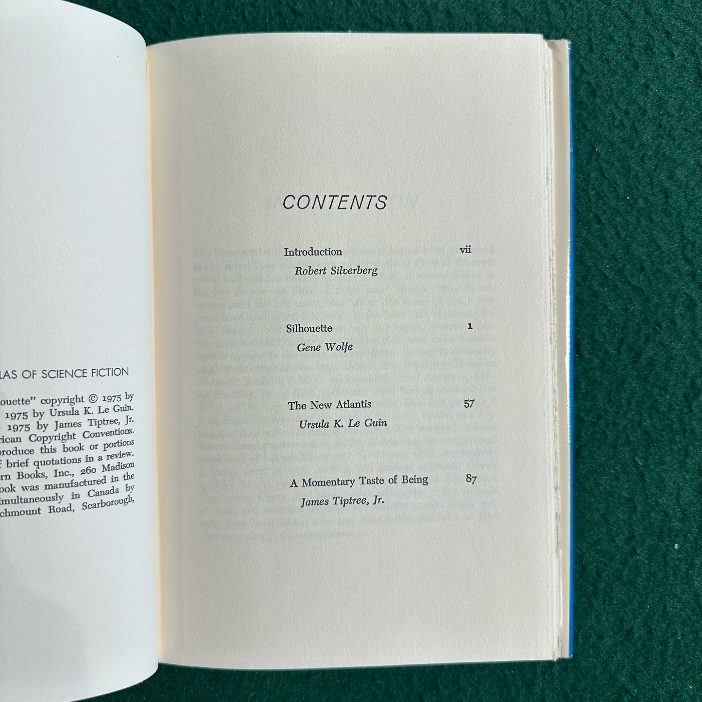 Vintage Sci-Fi Hardback: The New Atlantis, Edited by Robert SIlverberg BCE