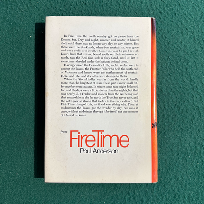 Vintage Sci-Fi Hardback: Poul Anderson - Fire Time BCE