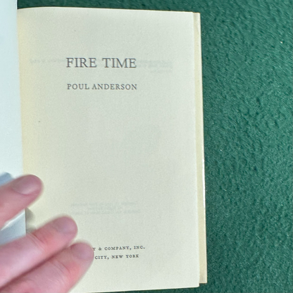 Vintage Sci-Fi Hardback: Poul Anderson - Fire Time BCE