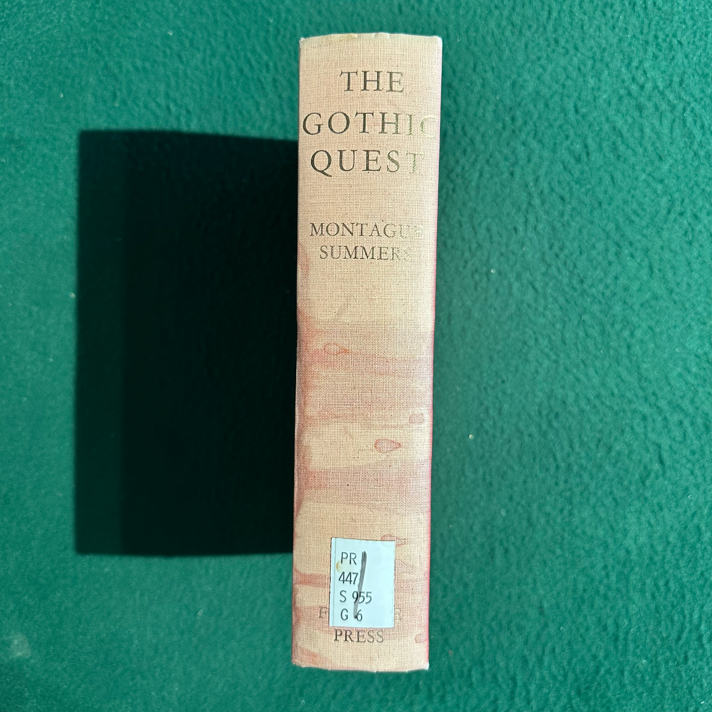 Vintage Non-Fiction Hardback: Montague Summers - The Gothic Quest