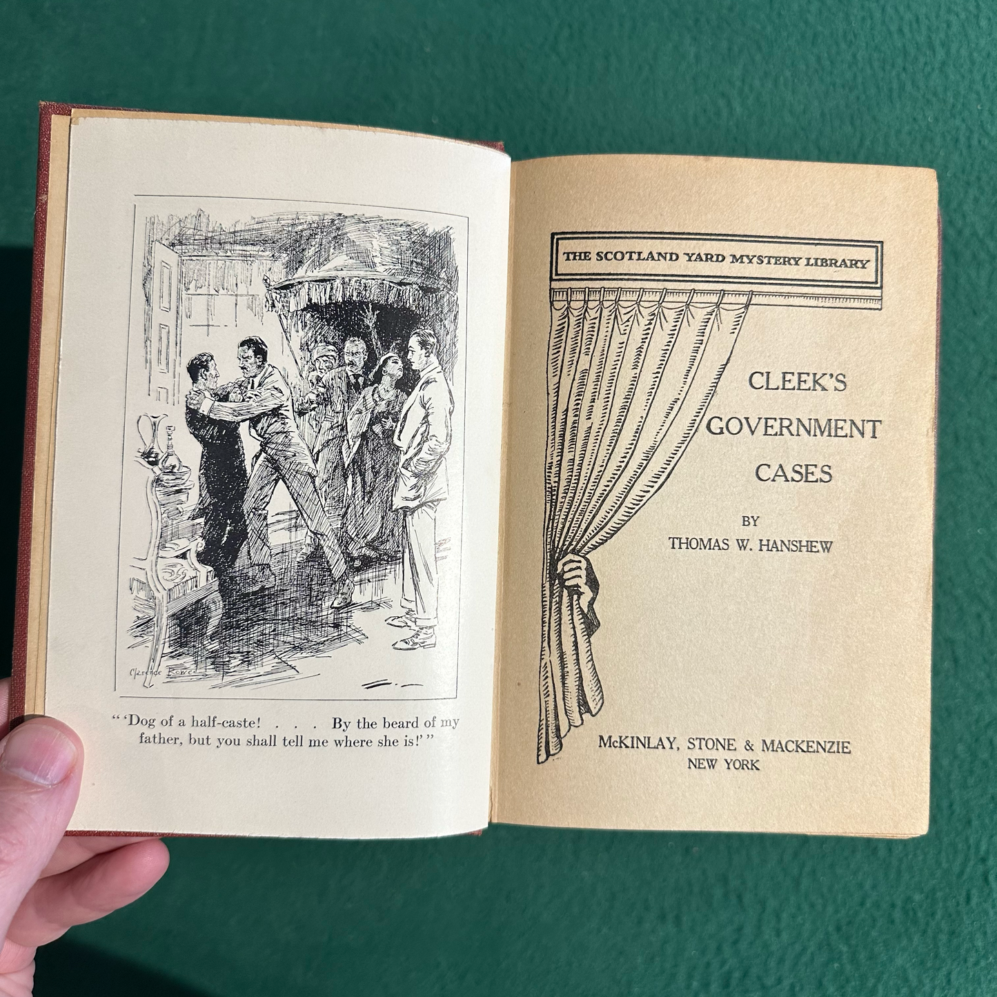Vintage Fiction Hardbacks: Mary E and Thomas W Hanshew - The Scotland Yard Mystery Library, Six Book Set
