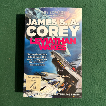 Sci-Fi Paperback: James S A Corey - Leviathan Wakes DOUBLE SIGNED