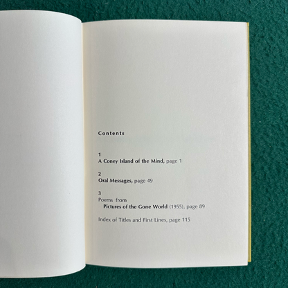 Vintage Poetry Hardback: Lawrence Ferlinghetti - A Coney Island of the Mind FIRST CLOTH-BOUND EDITION