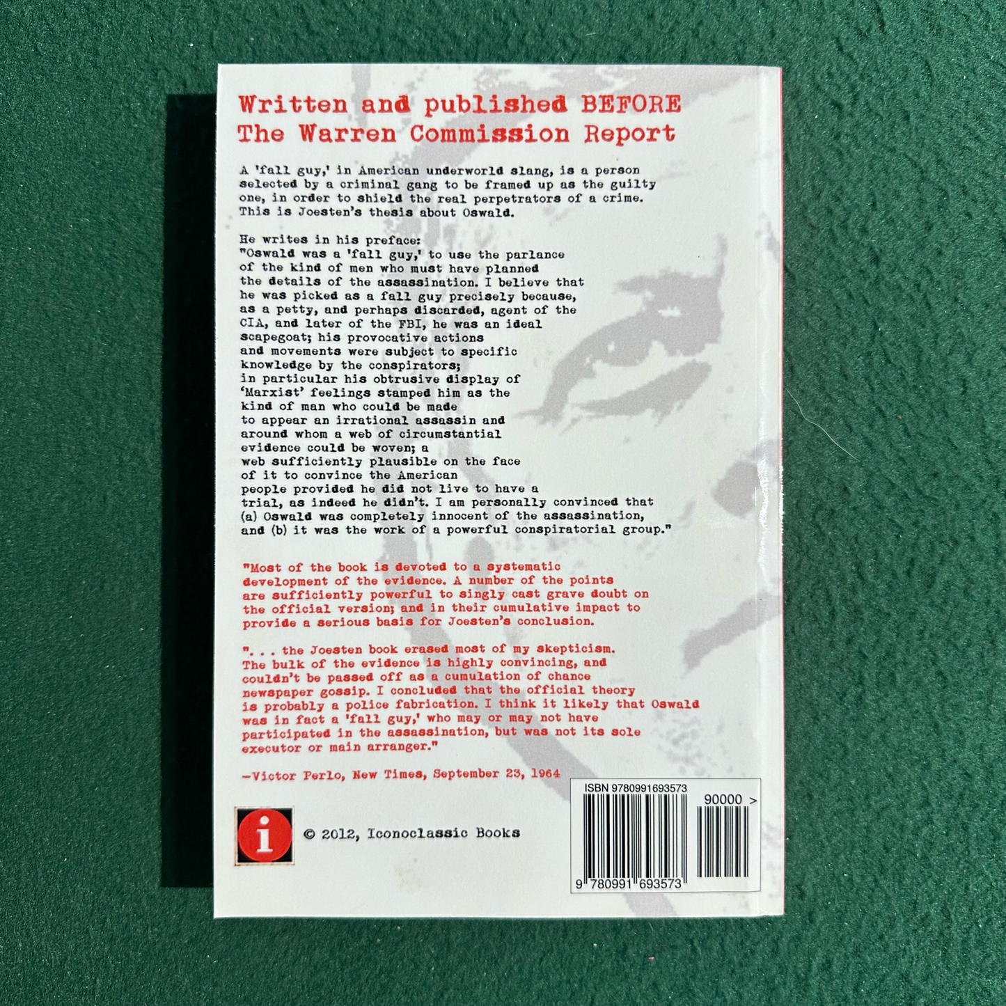 Non-Fiction Paperback: Joachim Joesten - Oswald: Assassin or Fall Guy?