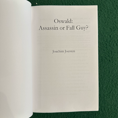 Non-Fiction Paperback: Joachim Joesten - Oswald: Assassin or Fall Guy?