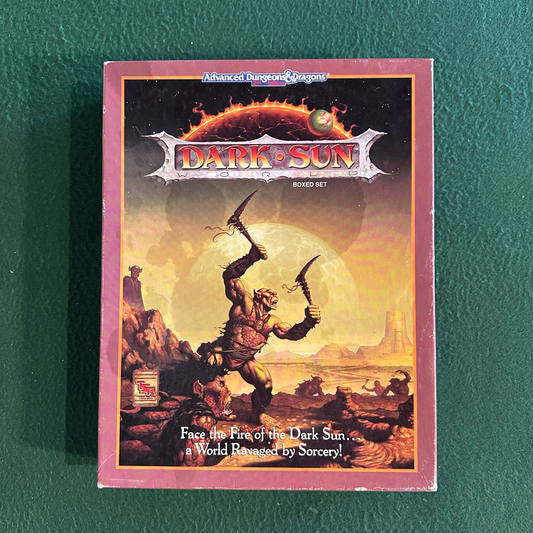 Vintage Dungeons & Dragons 2e: Dark Sun Box Set COMPLETE