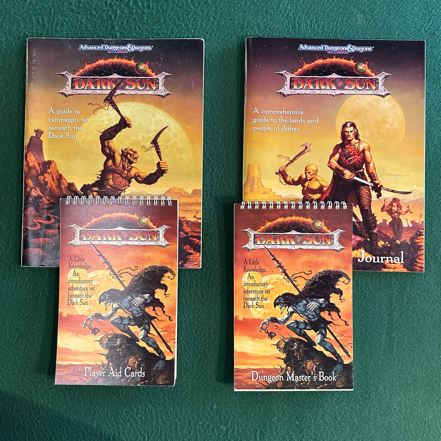 Vintage Dungeons & Dragons 2e: Dark Sun Box Set COMPLETE