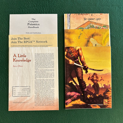 Vintage Dungeons & Dragons 2e: Dark Sun Box Set COMPLETE