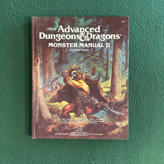 Vintage Advanced Dungeons & Dragons 1e: Monster Manual II