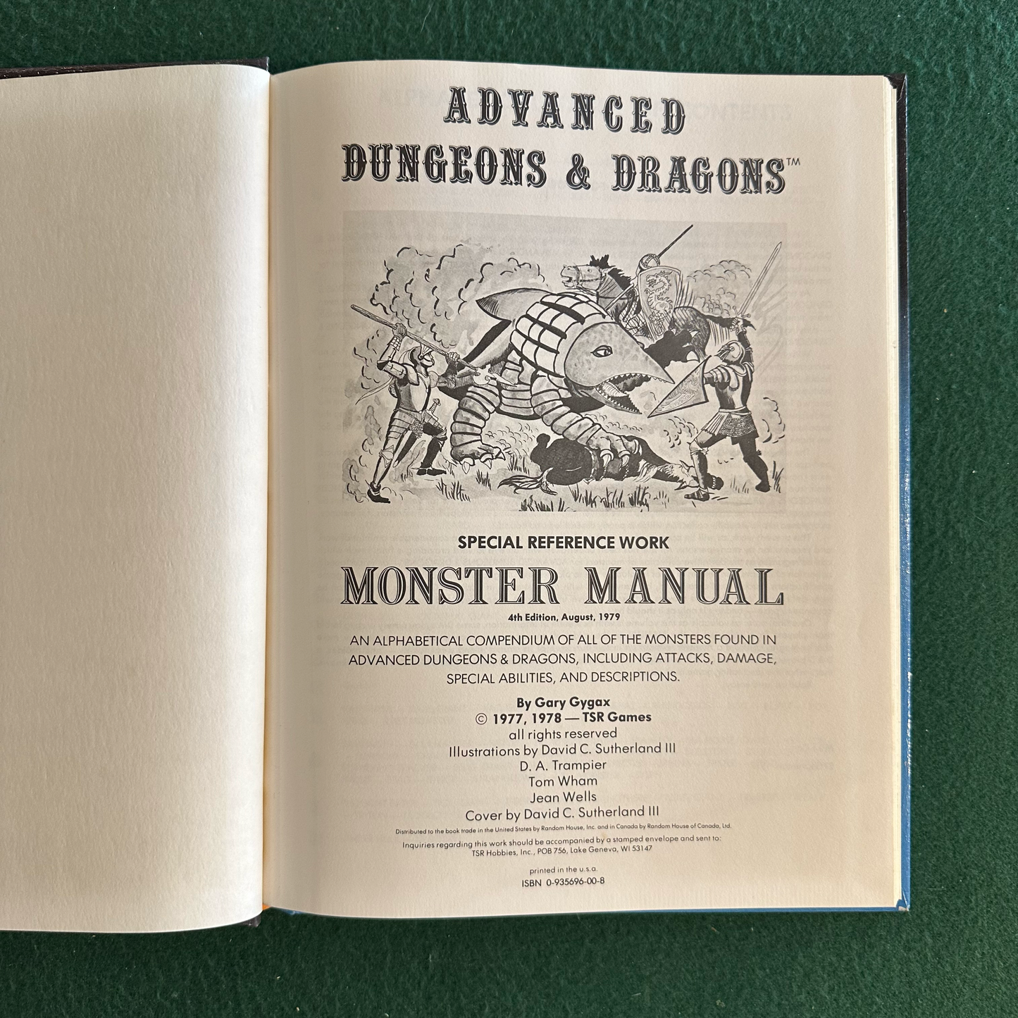 Vintage Advanced Dungeons & Dragons 1e: Monster Manual