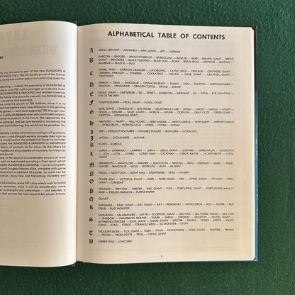 Vintage Advanced Dungeons & Dragons 1e: Monster Manual
