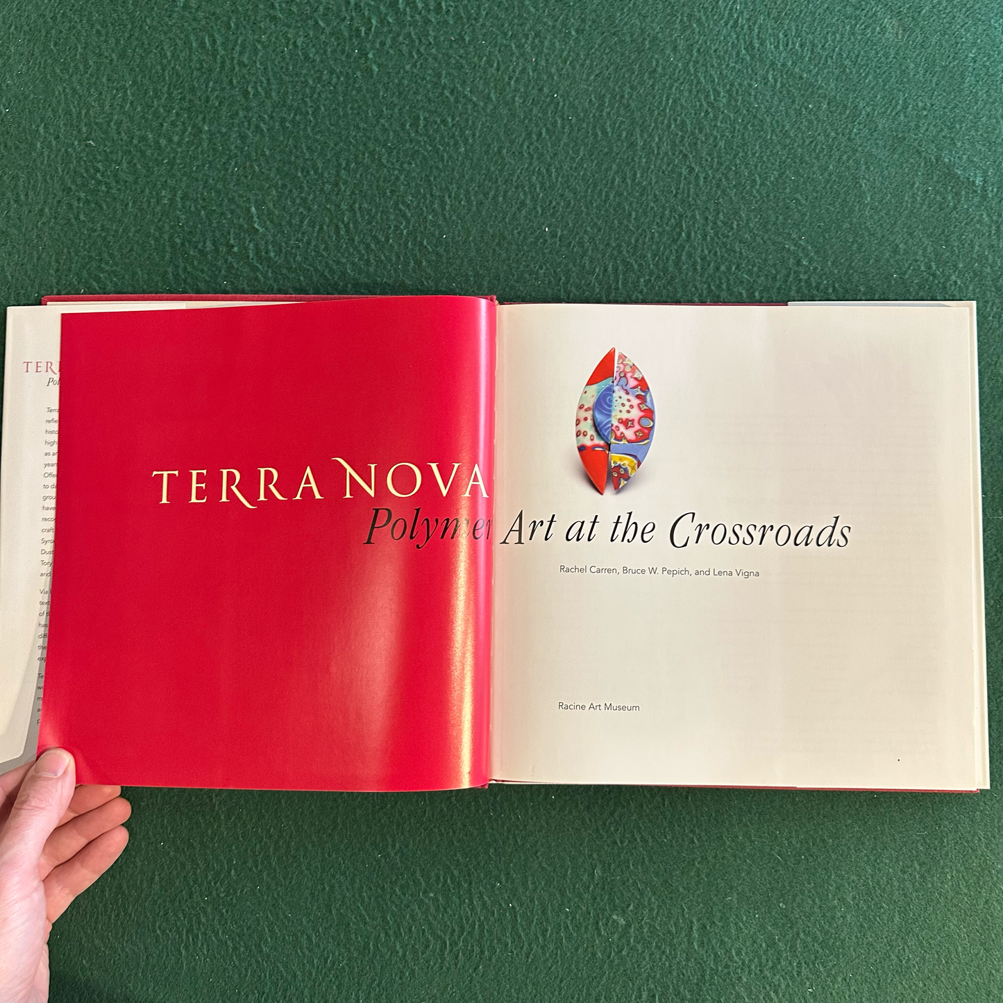 Art Hardcover: Terra Nova: Polymer Art at the Crossroads FIRST EDITION