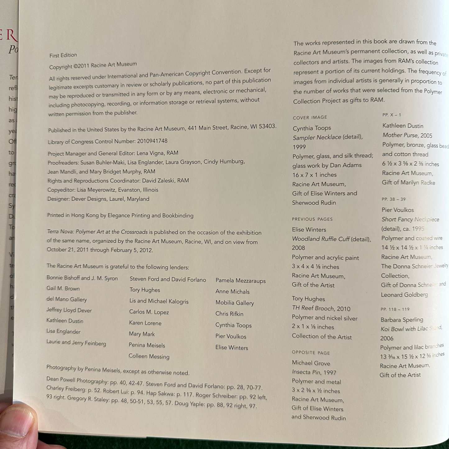 Art Hardcover: Terra Nova: Polymer Art at the Crossroads FIRST EDITION