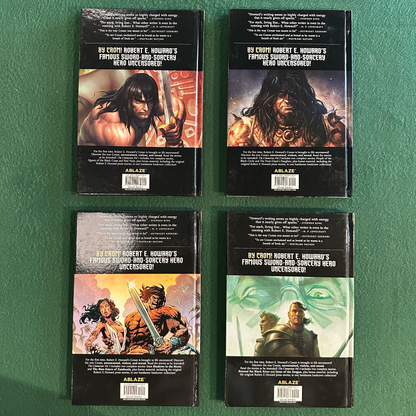 Fantasy Graphic Novel Hardcovers: The Cimmerian Vol 1-4, Adapted from the Works of Robert E Howard