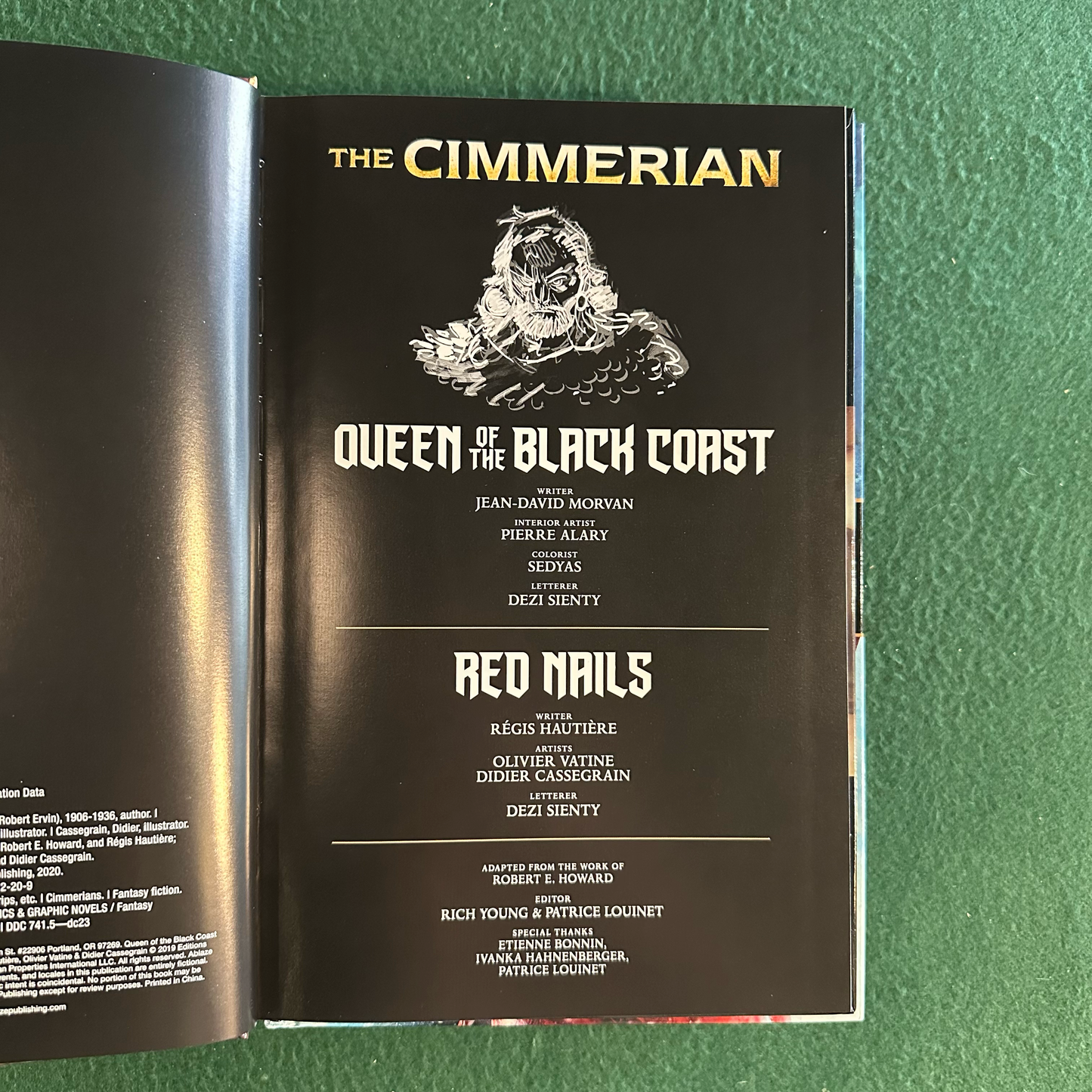 Fantasy Graphic Novel Hardcovers: The Cimmerian Vol 1-4, Adapted from the Works of Robert E Howard