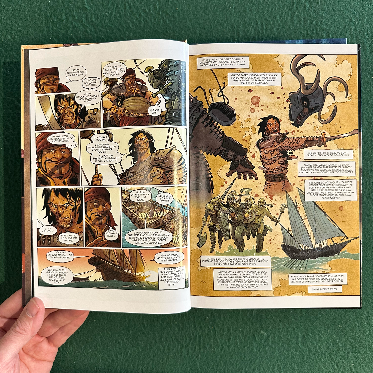 Fantasy Graphic Novel Hardcovers: The Cimmerian Vol 1-4, Adapted from the Works of Robert E Howard